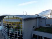 View of the ski hall from the Hotel Fire & Ice