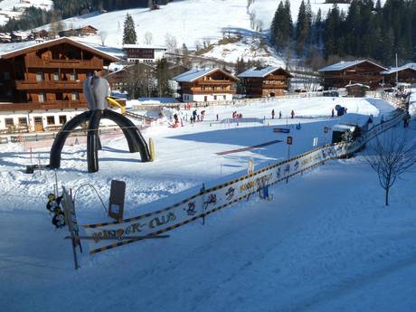Children's practice area run by Skischule Alpbach