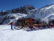 Bödelehütte at the valley station of the Fernau chairlift