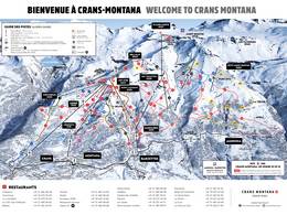 Trail map Crans-Montana