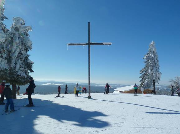 Highest point in the ski resort - Almberg 1139 m