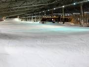 FIS downhill run with mountain hut