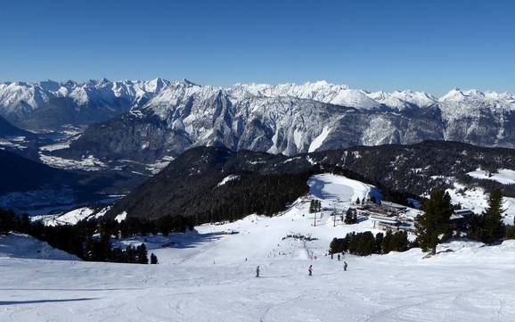 Skiing in the District of Imst 