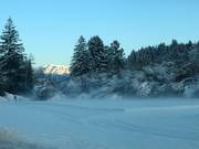 Cross-country ski trails near Grainau