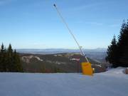 Snowmaking with lances in Jahorina
