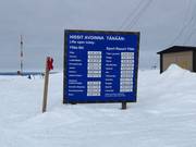 Information about operating hours