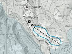 Trail map Gurnigelbad