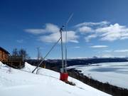 Snow lance in Tärnaby