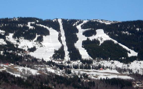 Skiing near Bagn