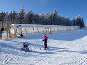 Practice area Junior Ski Zirkus with covered conveyor belts