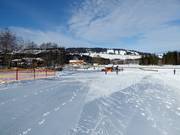 Ideal practice slope at the valley station