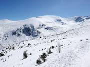 Powder slopes in the Markudjik ski center
