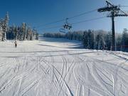Groomed slope in Laterns