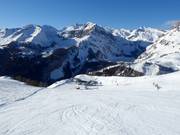 Slope at the Bellalui chairlift
