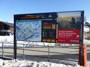 Information board at the valley station