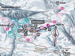 Trail map Jaunpass – Boltigen