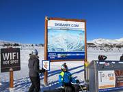 Slope map at the mountain station