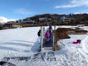 Practice slope with conveyor belt in Smiggin Holes