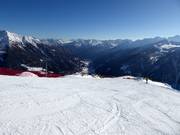 View from Cima Vioz into the Val di Pejo
