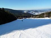 Descent at the double drag lift Predigtstuhl I