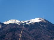 View of the ski resort of Krvavec from the valley