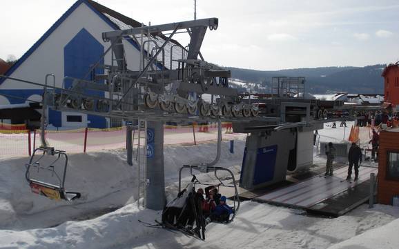 South Bohemian Region (Jihočeský kraj): best ski lifts – Lifts/cable cars Lipno