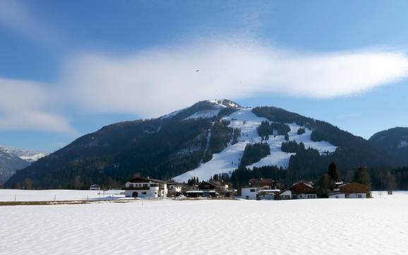 Kaiser Mountains: size of the ski resorts – Size Hochkössen (Unterberghorn) – Kössen