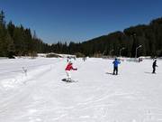 Practice area with rope lift at Bunderishka Polyana