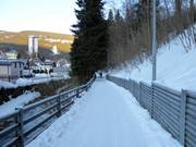 Easy ski trail to Pec pod Sněžkou