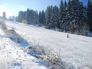 Perfectly groomed – the upper slope