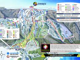 Trail map Tamarack Resort