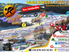 Trail map Schmolllifte – Steinhaus am Semmering