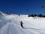 Slope at the 10-seater gondola lift Riegleralm