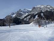 Easy slope at the Schneemandllift