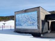 Slope map at the valley station