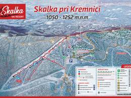 Trail map Skalka