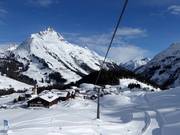 View of the village of Warth