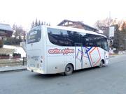 Ski bus in Cortina d'Ampezzo