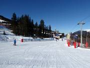 Easy slope in Courchevel