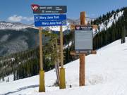 Slope signage in Winter Park