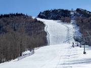 Slope in the Mont Orford ski area