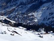 View of Vals from the ski area