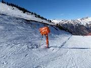 Snow-maker in the ski resort of Cerler