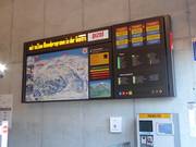 Information board at the valley station in Bad Ragaz