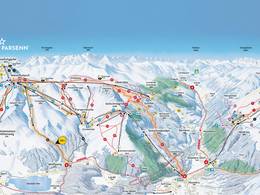 Trail map Parsenn (Davos Klosters)