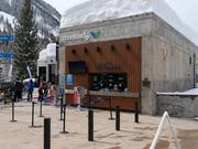 Well-maintained ticket area