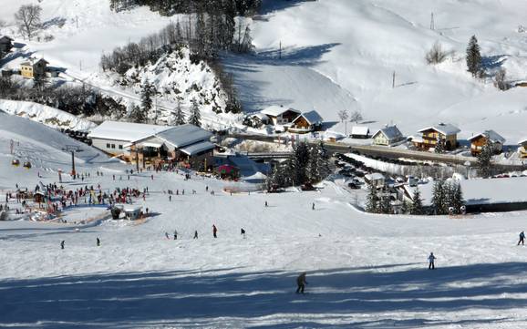 Lammertal: access to ski resorts and parking at ski resorts – Access, Parking Dachstein West – Gosau/Russbach/Annaberg