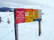 Access to the challenging Double Diamond runs