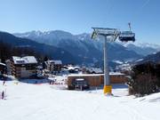 Accommodation around the valley station in Bellwald