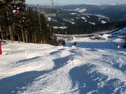 Mogul slope below the Sonnenhang chairlift